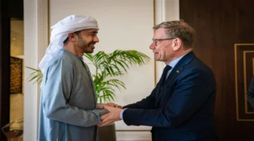 عبدالله بن زايد يستقبل وزير خارجية ألمانيا في خطوة دبلوماسية مهمة